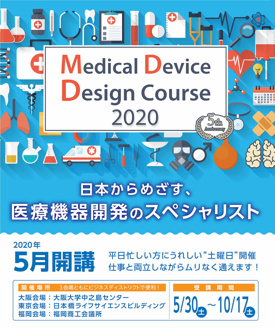 メディカルデバイスデザインコース（医療機器開発講座）背景画像
